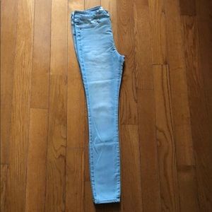 Jean leggings high rise